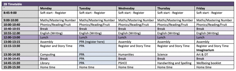 brunswickparky2timetable