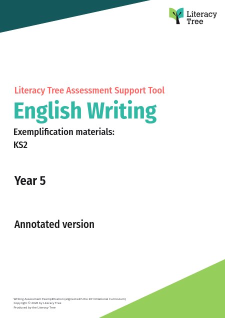 Year 5 Exemplification Materials - Annotated